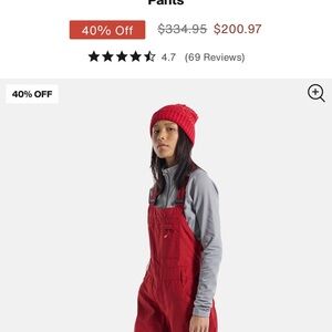 Women's Burton Avalon GORE-TEX 2L Bib
Pants